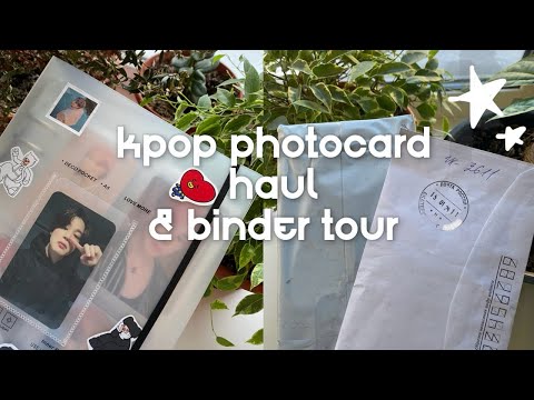 Видео: распаковка кпоп карт & биндер тур | kpop photocards unpacking & binder tour