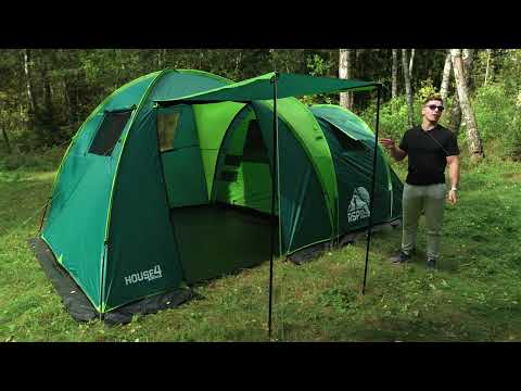 Видео: Обзор кемпинговой палатки RSP House 4