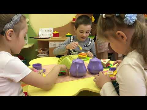 Видео: Сюжетно-ролевая  игра (подгот.группа) кафе "Солнышко"