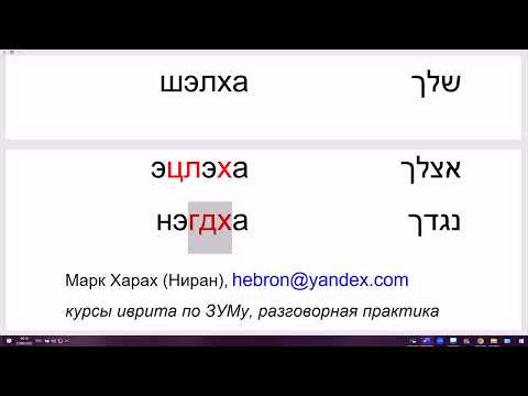 Видео: 1677. Секрет: запрет на произнесение 3 согласных звуков подряд. Изучаем иврит легко и понятно