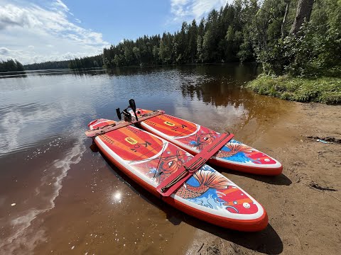 Видео: Катамаран Из Сапов