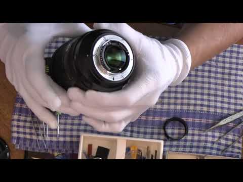 Видео: Nikkor 24-120 F4 G Простой ремонт