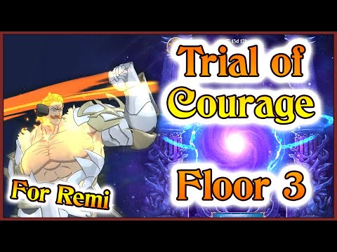 Видео: Эсканор на 3 сложности испытания мужества!! Trial of Courage floor 3!! - 7DS Grand Cross