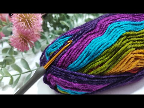 Видео: 👉 Этот стежок никогда не надоест! Самый простой вариант вязания крючком. Вязание