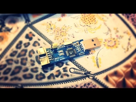 Видео: Прошивка микроконтроллера atmega программатором USBasp