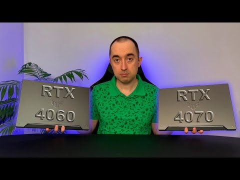 Видео: Мобильные RTX 4060 vs RTX 4070. Сравнение производительности.