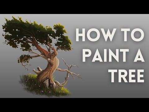 Видео: Как нарисовать дерево — советы по цифровому искусству