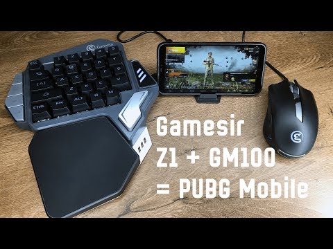 Видео: Мышь и клавиатура для PUBG mobile - GameSir Z1 и GM100 | Распаковка и первое впечатление