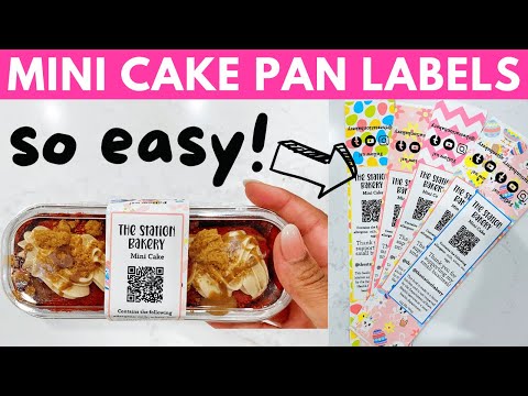 Видео: Как сделать этикетки для мини-форм для выпечки (навыки дизайна не требуются!)