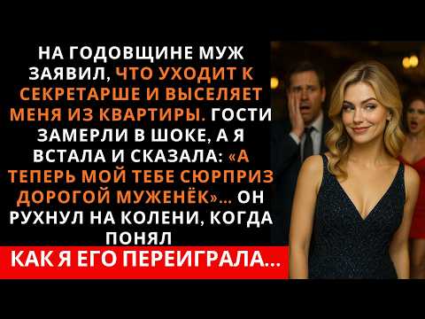 Видео: На годовщине нашей свадьбы муж заявил, что уходит к секретарше и выселяет меня из квартиры
