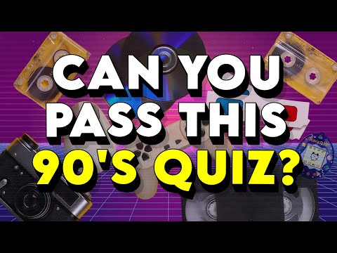 Видео: Викторина 90-х | Можете ли вы вспомнить 90-е?
