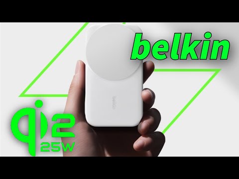 Видео: Новое зарядное устройство Belkin Qi2 2 мощностью 25 Вт — невероятно быстрое! 🔋