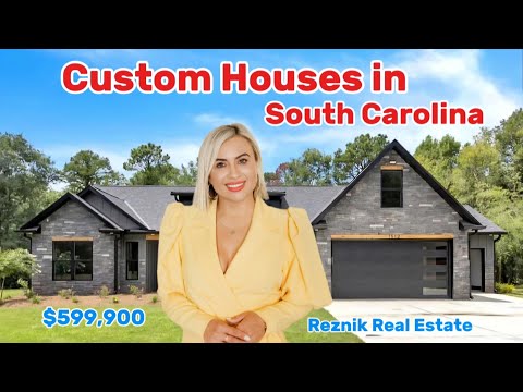 Видео: Custom HOMES in South Carolina/Обзор Недвижимости в США/Необыкновенной Дом возле Lake RAMP/REZNIK 🏠