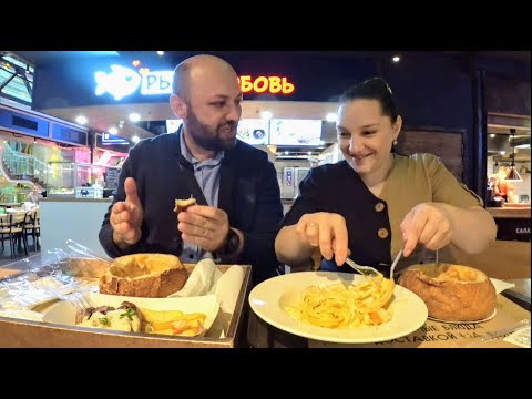 Видео: Мукбанг. Пробуем ресторанную еду. @galina_kuhnya