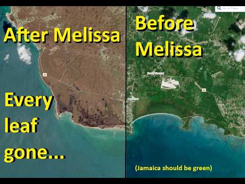 Видео: Нужно увидеть опустошение Мелиссы из космоса, чтобы понять, насколько это ужасно.