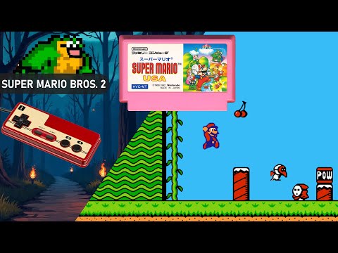 Видео: Part №2. Проходження Super Mario Bros. 2 (Super Mario USA) (Dendy/NES/Famicom)