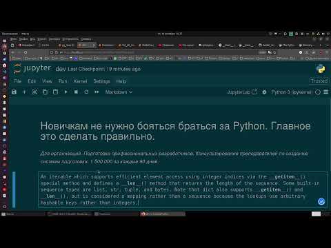 Видео: Новичкам не нужно бояться браться за Python. Главное это сделать правильно.