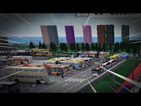 Видео: Хаос между автобусным парком и Блаховнией — автобусы и трамваи Нида (Roblox)
