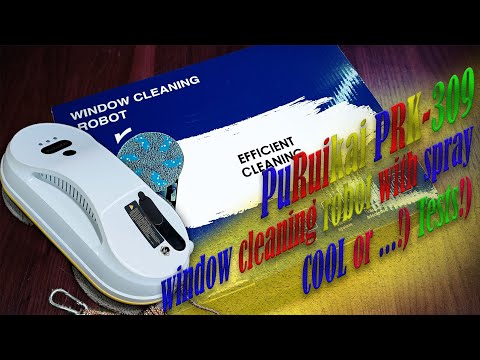 Видео: Робот для мытья окон PuRuikai PRK-309 с распылением. Новинка 2024 г. Чё за ЧИСТИЛЬЩИК со СПРЕЕМ!)
