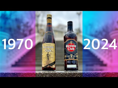 Видео: Havana Club 7 1970-х и 2024 - обзор и сравнение с Havana Club Seleccion De Maestros 45%