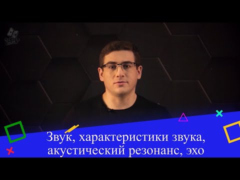 Видео: Звук, характеристики звука, акустический резонанс, эхо. 9 класс.