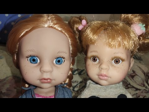 Видео: Кукла для души может быть совершенно простой. Кукла в розовом платье, 36 см, с аксессуарами с ОЗОНа