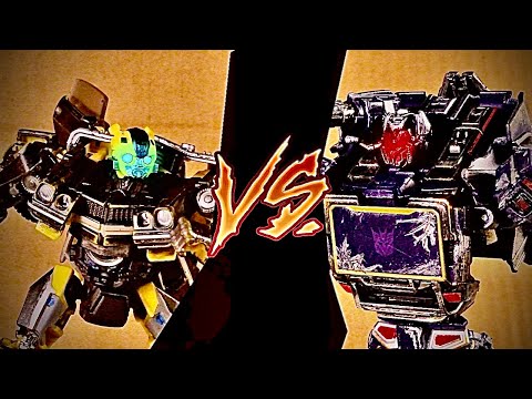 Видео: Трансформеры Mortal Kombat Раунд 1: Бамблби против Саундвейва