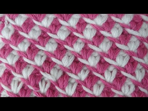 Видео: Crochet pattern Плотный узор Вязание крючком узор 56