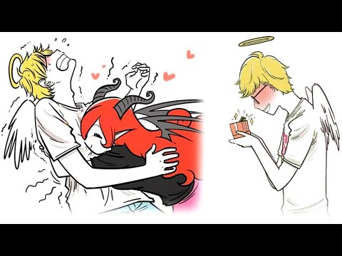 Видео: Дьявольская любовь | озвучка комикса | 1-250 главы
