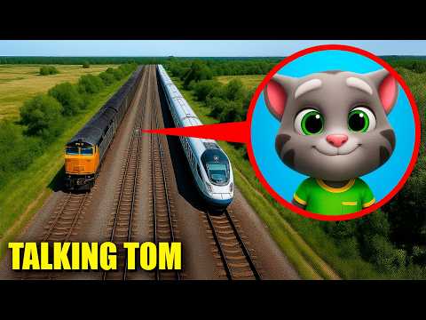 Видео: мой дрон снял Talking Tom Gold Run в Реальной Жизни!