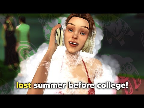 Видео: Последняя вечеринка перед университетом! (Sims 4 Blended)