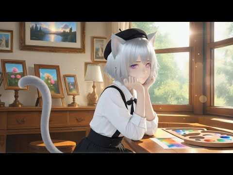 Видео: Моя нейросеть научилась рисовать картины. AI Vtuber.