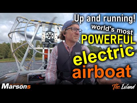 Видео: 28 кВт и скоро будет ЕЩЁ больше!!⚡ Самый мощный в мире электрический аэроглиссер!