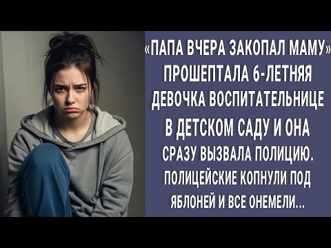 Видео: Папа зарыл маму в огороде_ прошептала малышка в садике. Полиция копнула под яблоней, и все онемели