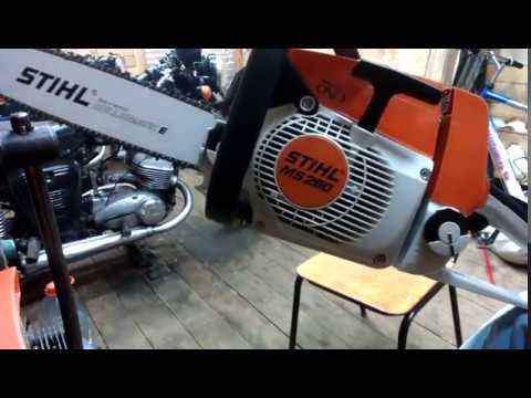 Видео: STIHL MS-260 запуск после хранения.