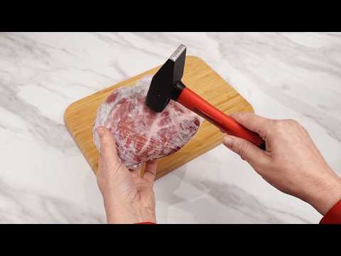 Видео: Как разморозить мясо за 5 минут. Без микроволновки и нагрева.