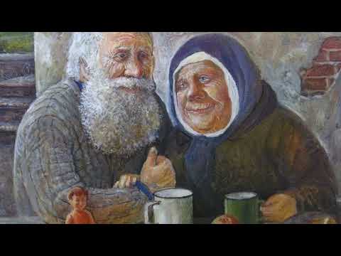 Видео: "Жили-были дед и баба..." Картины Леонида Баранова из цикла "Русская деревня". Часть II.