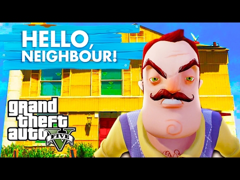Видео: ПРИВЕТ СОСЕД В ГТА 5 - HELLO NEIGHBOR [МОДЫ GTA 5 / GTA 5 MODS]