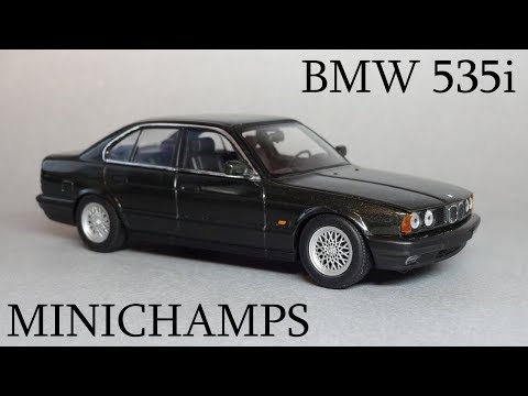 Видео: Раритет 2: BMW 535i (E34) 1:43 | Minichamps | Обзор масштабной модели