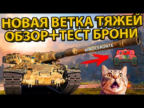 Видео: ОБЗОР ВЕТКИ RINOCERONTE! ТЕСТ БРОНИ И ХАРАКТЕРИСТИК! PROGETTO C50, PROGETTO C55, CARRO P.88!