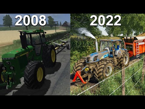 Видео: 5 минут каждого Farming Simulator с кучей модов