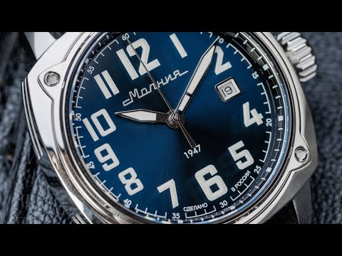 Видео: Распаковка механических авиационных наручных часов Беркут "Молния".