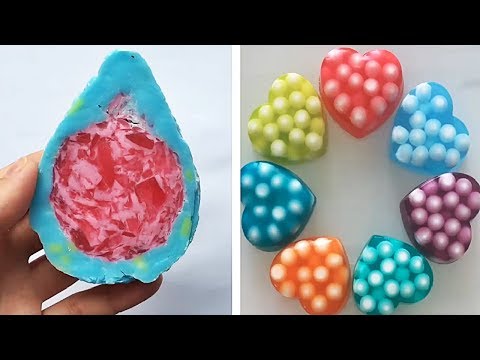 Видео: Асмр мыло резки | Удовлетворительное видео [ASMR] #81