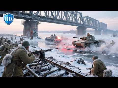 Видео: Ледяная битва! Японцы атаковали, но китайцы уничтожили их на льду.