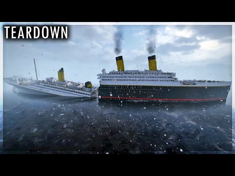 Видео: ЗАТОПИЛ ОГРОМНЫЙ ТИТАНИК С ИНТЕРЬЕРОМ В TEARDOWN!