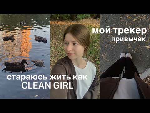 Видео: она пыталась жить как CLEAN GIRL // трекер привычек // успехи и неудачи