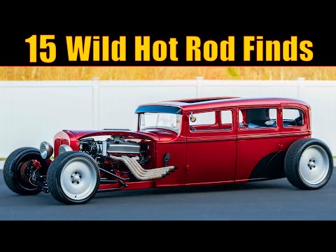 Видео: 15 безумных и диких хот-родов на продажу — кастомные маслкары! 🚗