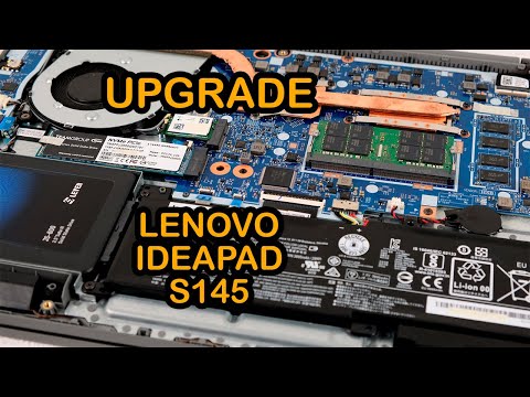 Видео: Обновление ноутбука💻Lenovo Ideapad S145 | Установите/замените SSD в M.2, ОЗУ и 2,5-дюймовый HDDSSD.