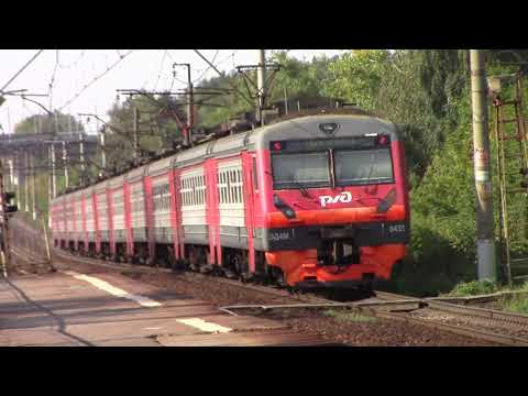 Видео: ЭД4М-0435, платформа Перхушково
