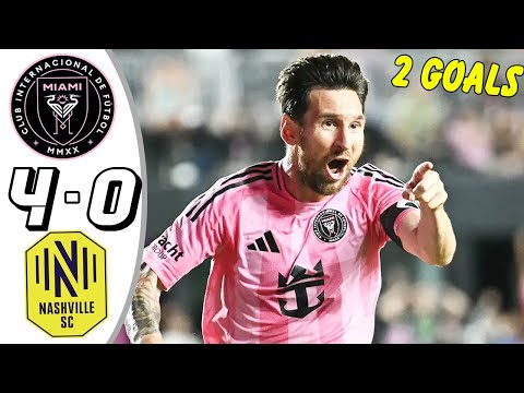 Видео: «Интер Майами» против «Нэшвилла» 4:0 — ХК и Гоа — MLS 2025, гол Месси
